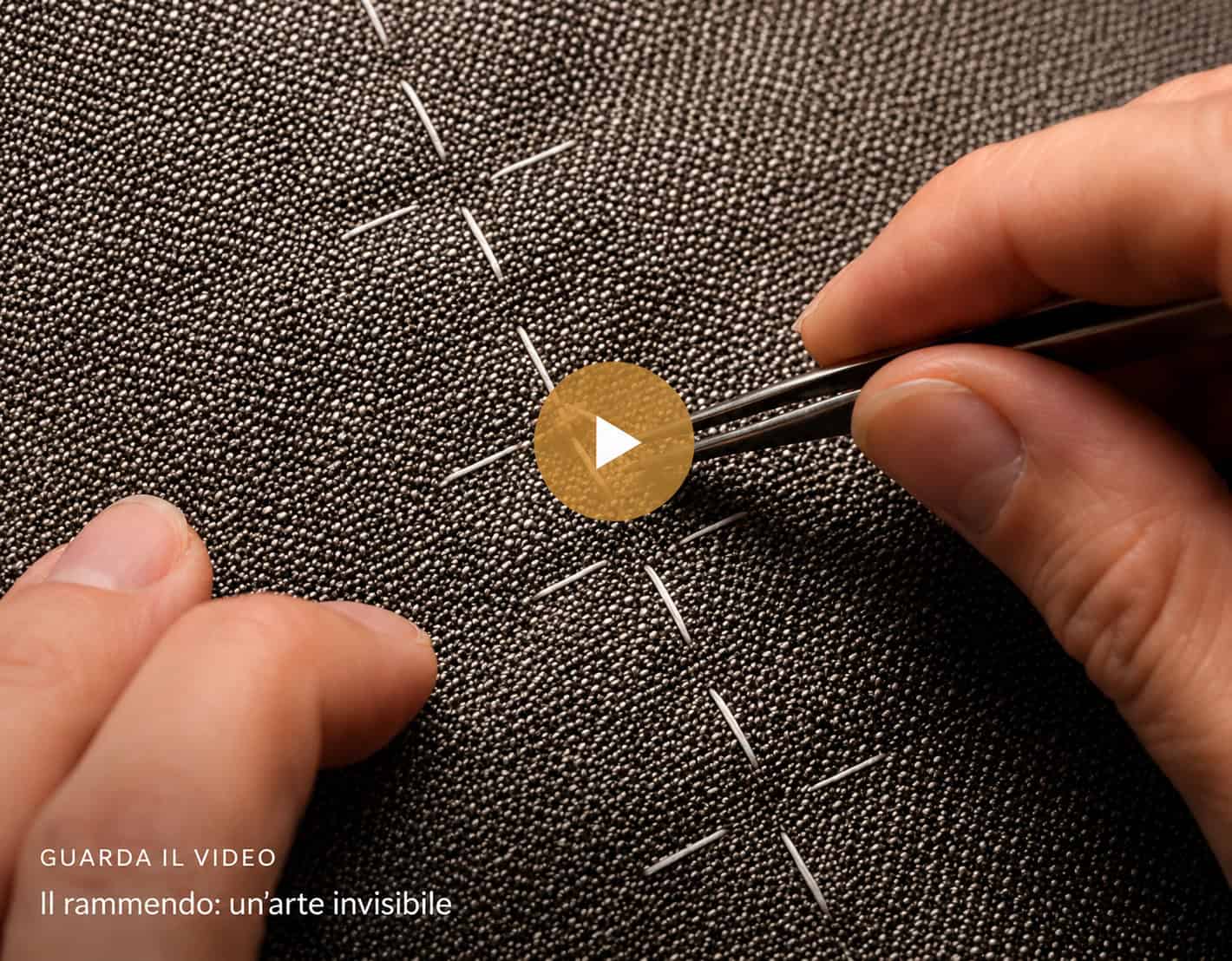 Anteprima del video: il rammendo, un'arte invisibile
